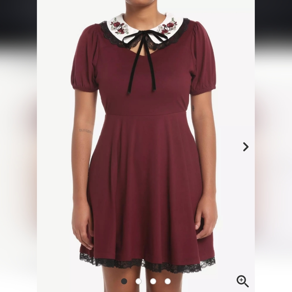 Hot Topic Harry Potter Deathly Hallows Cut-Out Sweetheart Dress